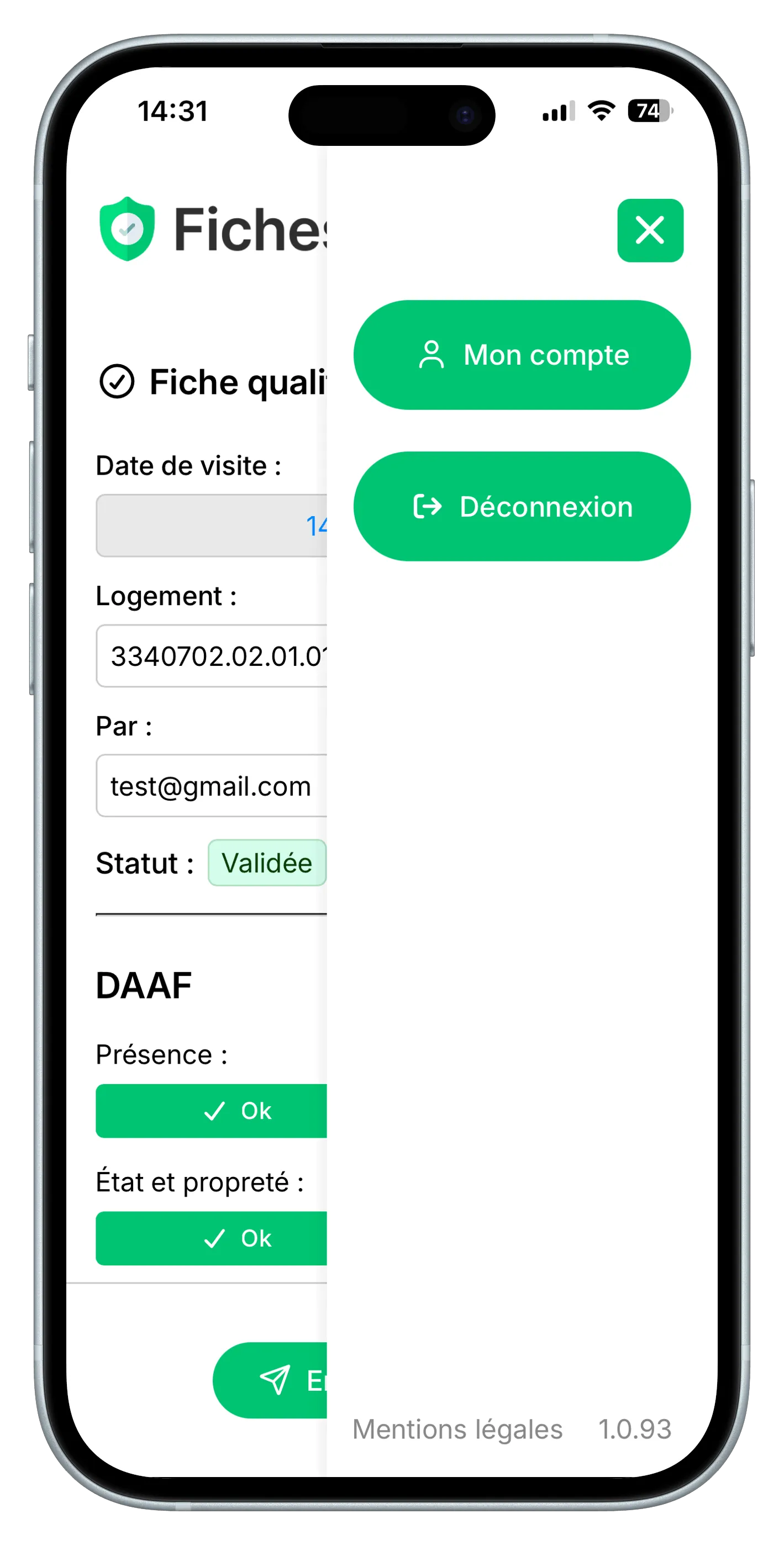 FicheQS screenshot 2